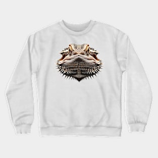 Bearded Dragon Head Shot Crewneck Sweatshirt